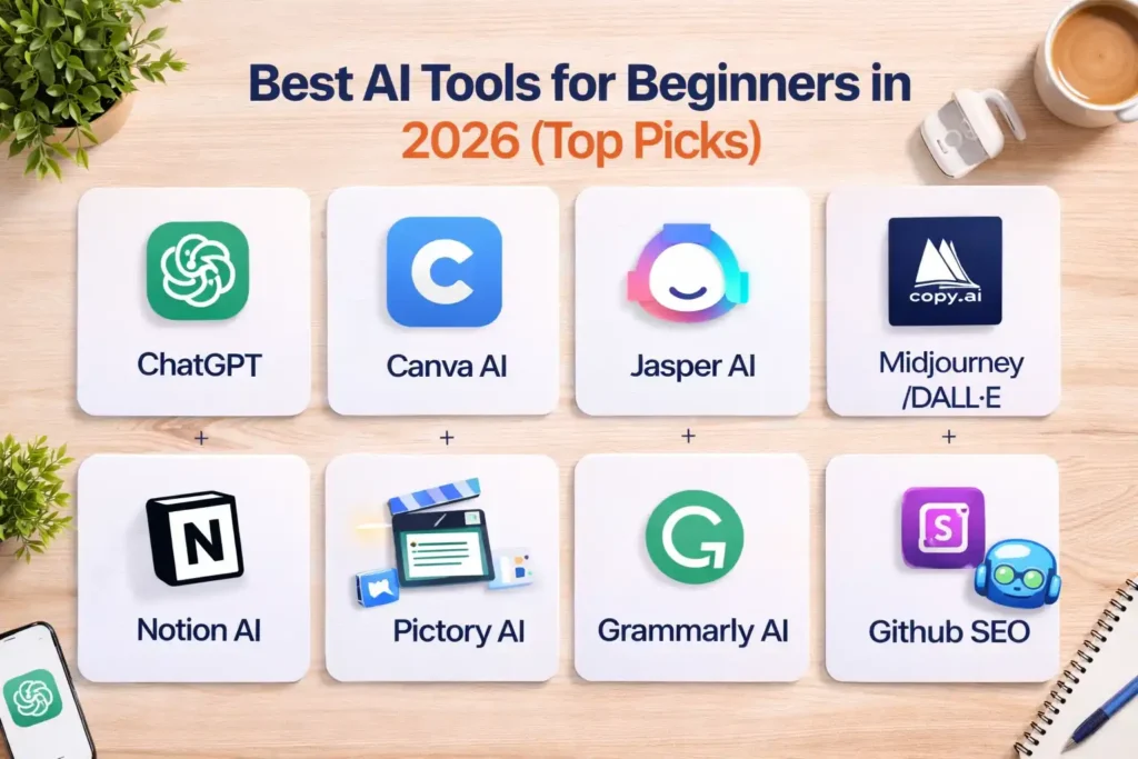 10 Best AI Tools for Beginners in 2026 (Top Picks)