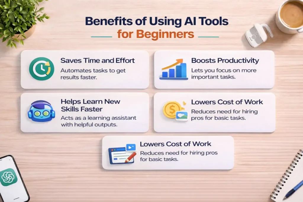 Benefits of Using AI Tools for Beginners