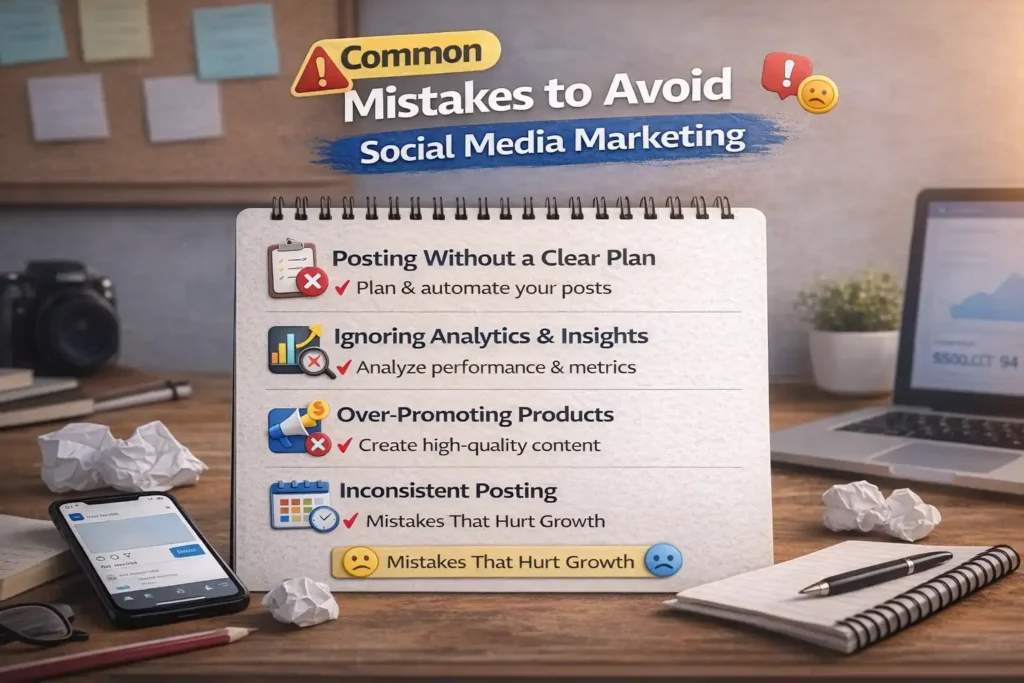 Mistakes in Social Media Marketing