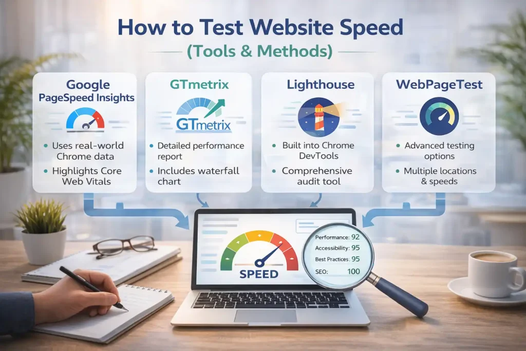 How to Test Website Speed (Tools & Methods)