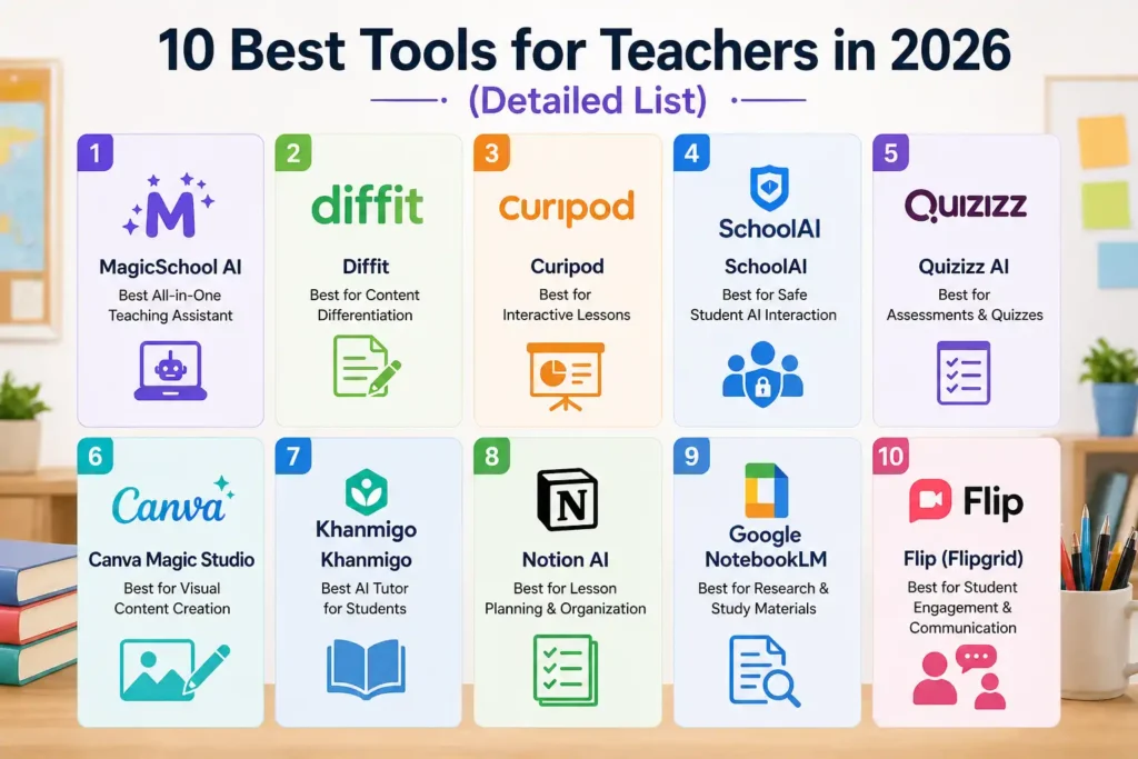 10 Best Tools for Teachers in 2026 (Detailed List)