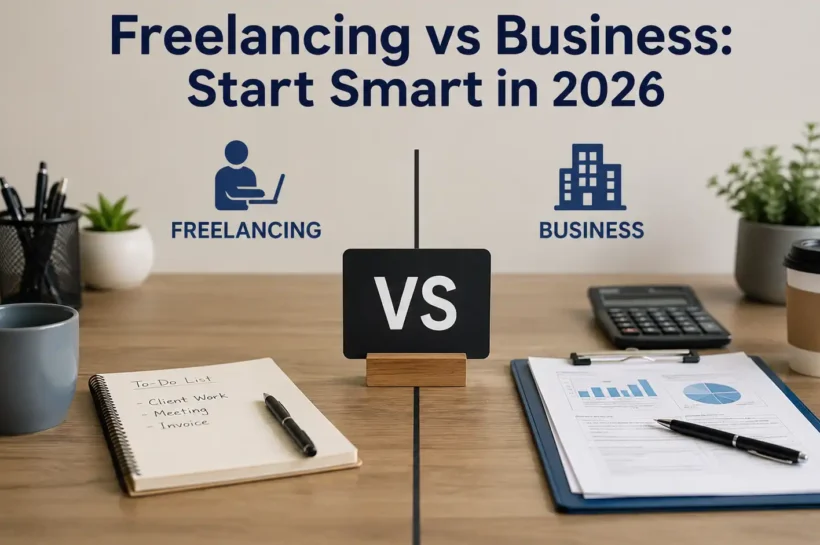 Freelancing vs Business: Start Smart in 2026