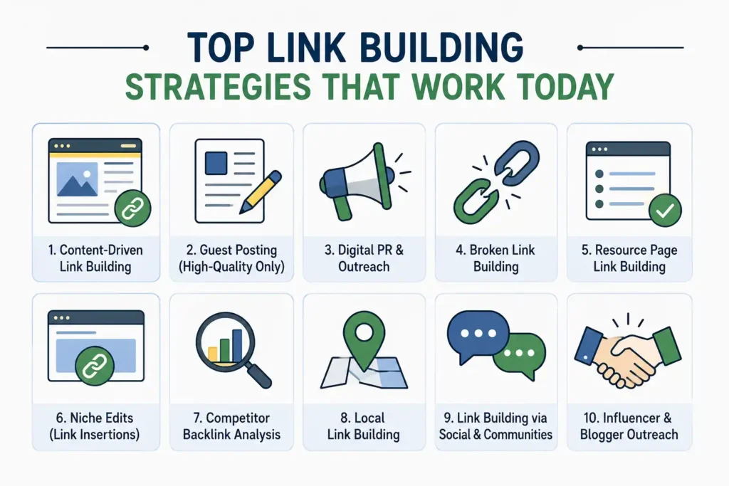 Top Link Building Strategies That Work Today