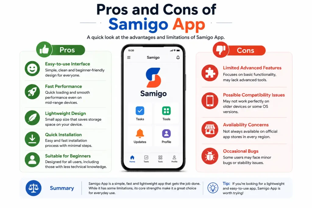 Pros and Cons of Samigo App