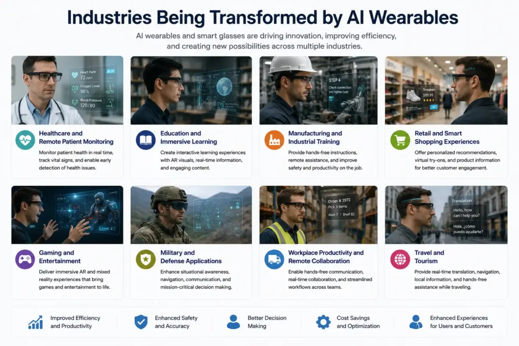 Industries Being Transformed by AI Wearables