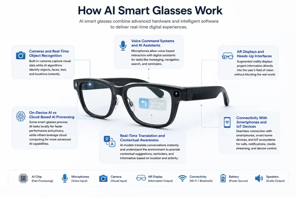 How AI Smart Glasses Work