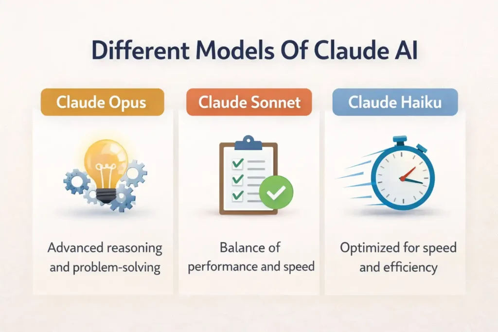 Different Models Of Claude AI