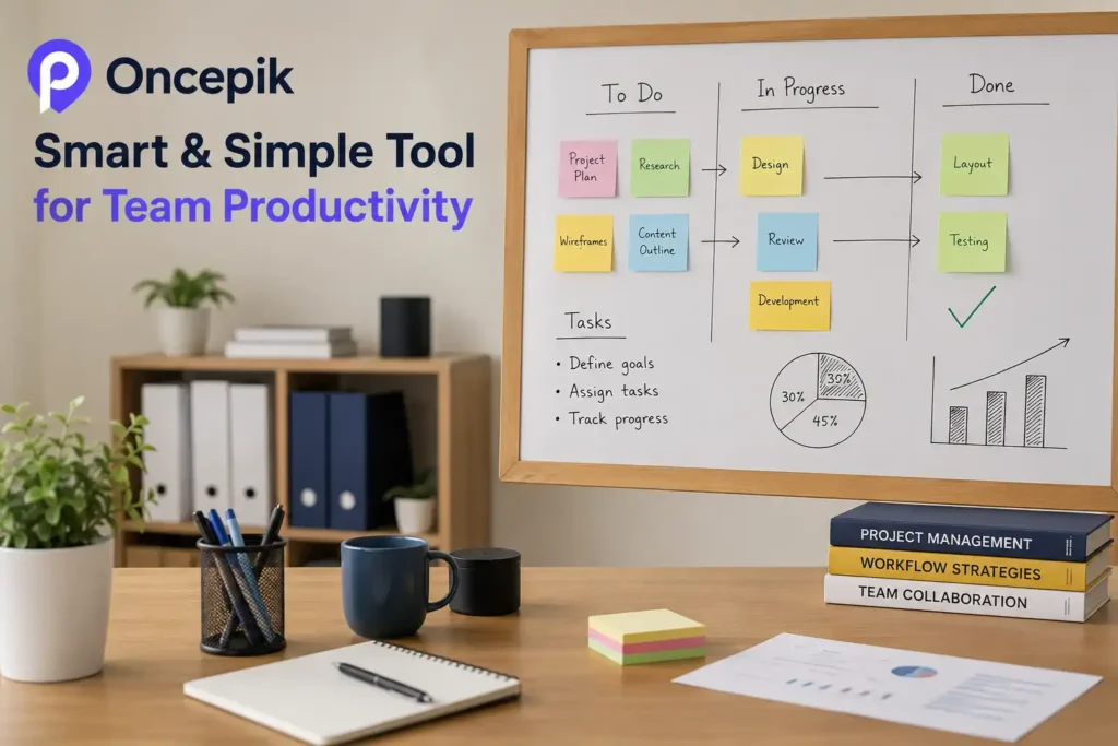 Oncepik: Smart & Simple Tool for Team Productivity