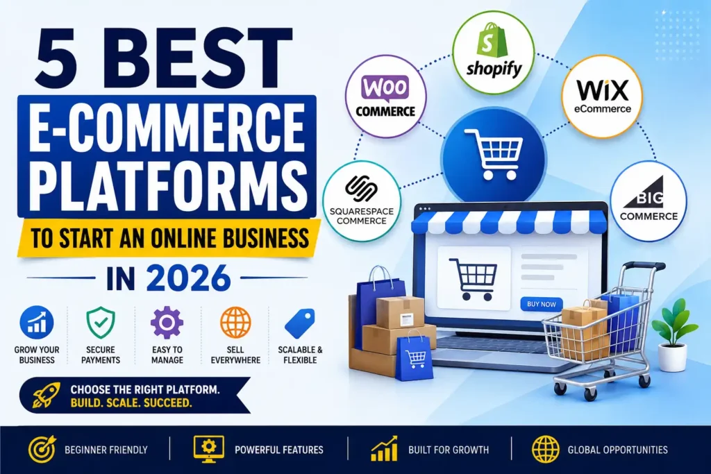 5 Best E-commerce Platforms for Online Stores 2026