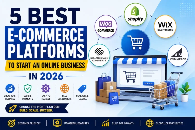 5 Best E-commerce Platforms for Online Stores 2026