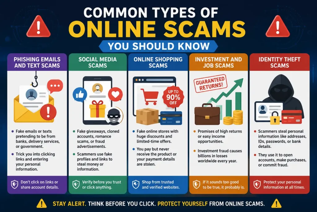 Common Types of Online Scams You Should Know