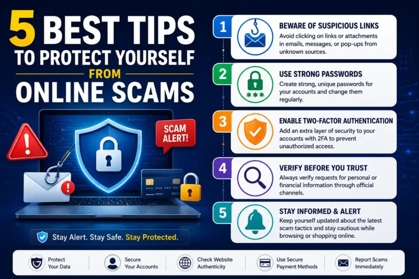 5 Best Tips to Protect Yourself From Online Scams