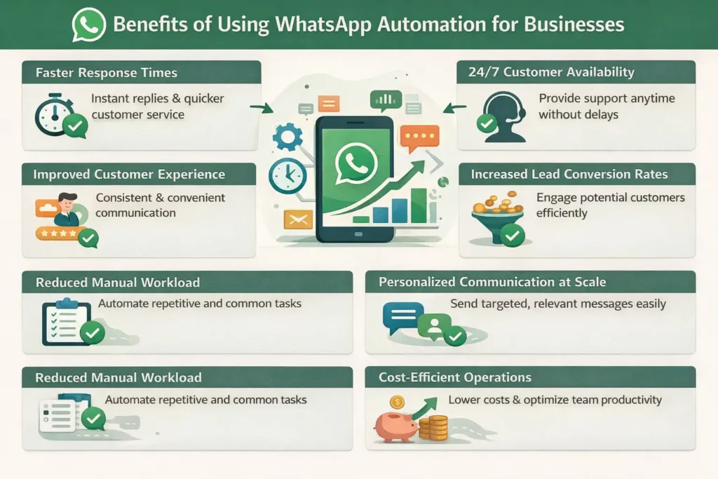 Benefits of Using WhatsApp Automation for Businesses
