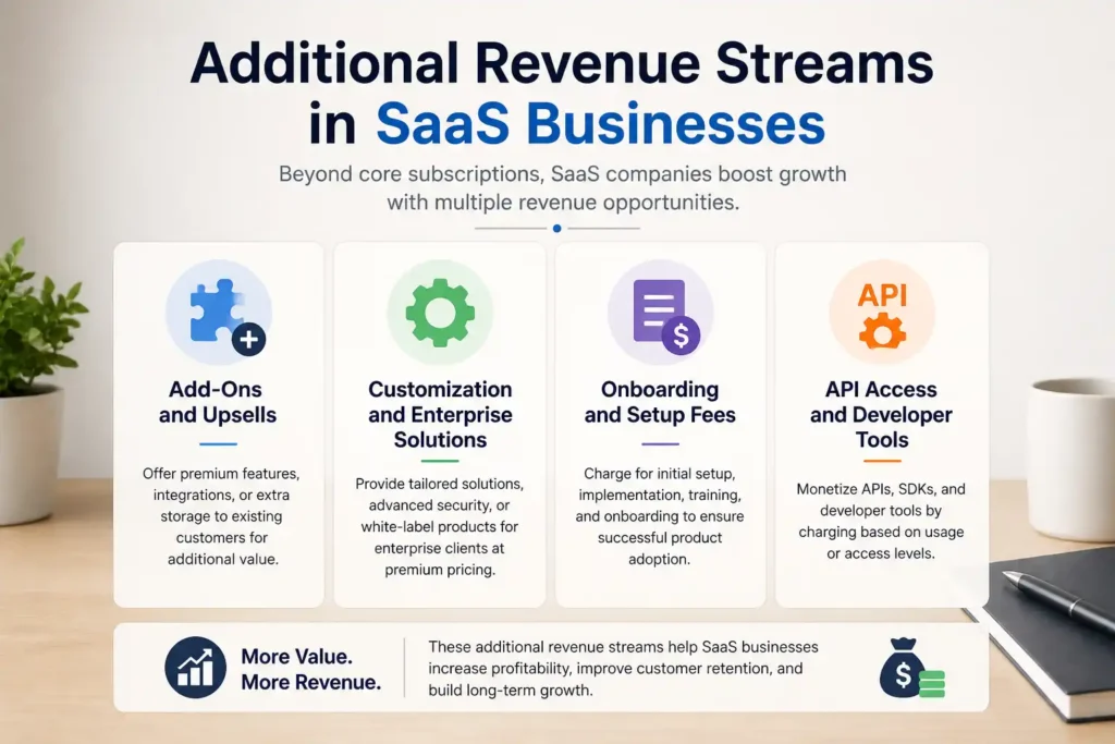 Additional Revenue Streams in SaaS Businesses