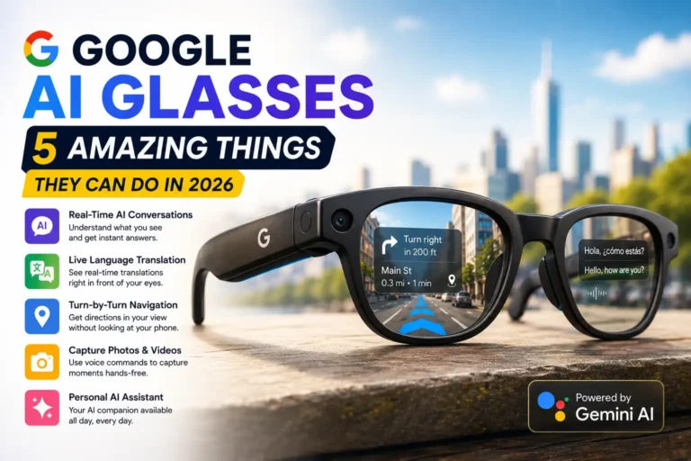 Google AI Glasses: Real-Time AI Wearable Tech Guide