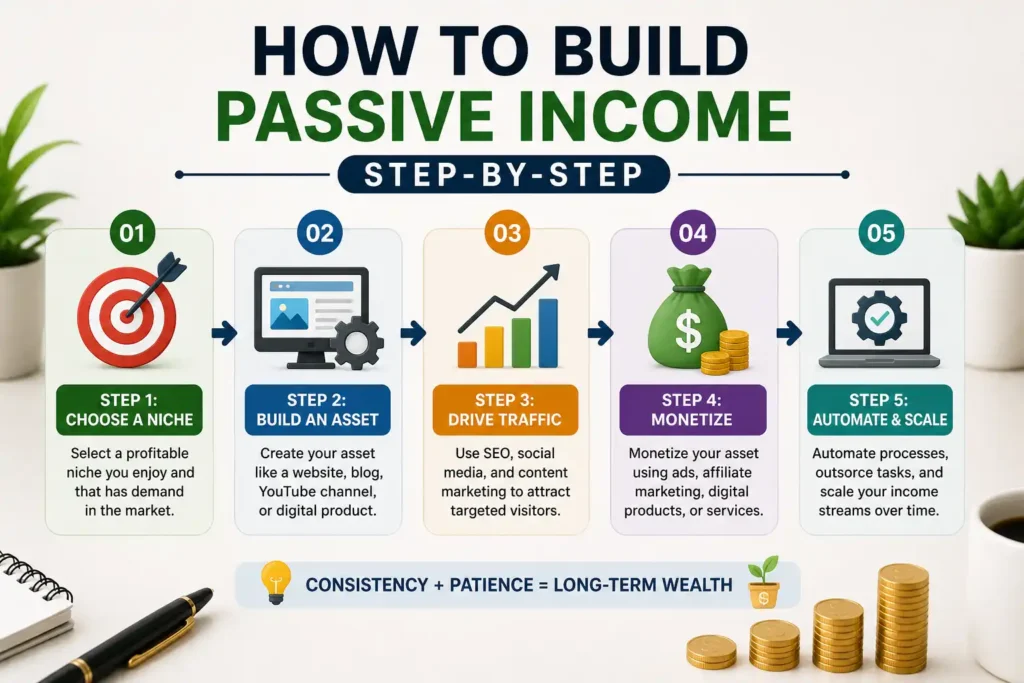 How to Build Passive Income Step-by-Step