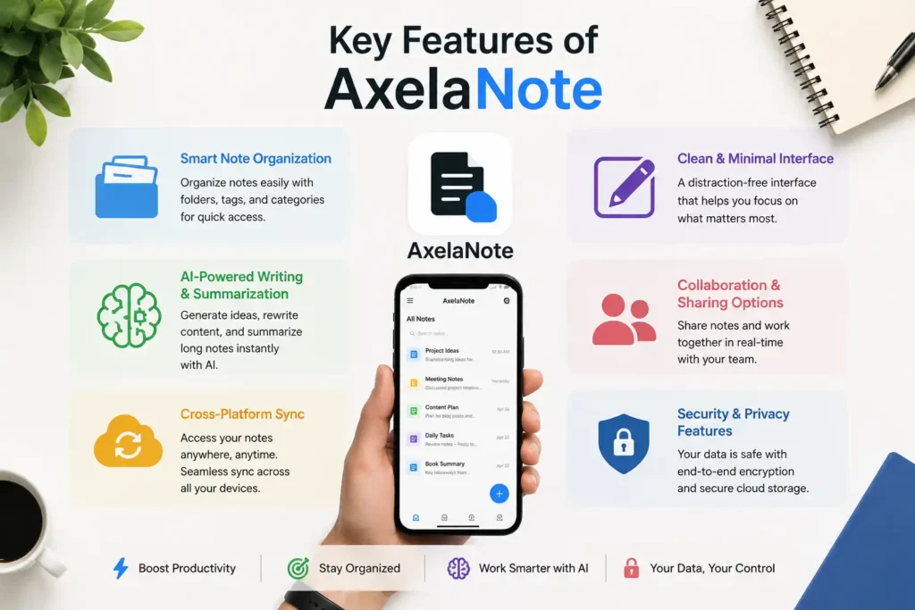 Key Features of AxelaNote