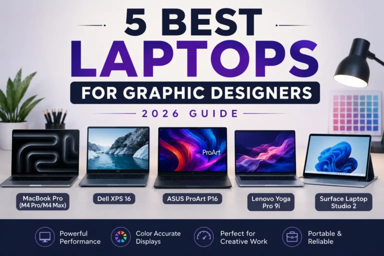5 Best Laptops for Graphic Designers in 2026